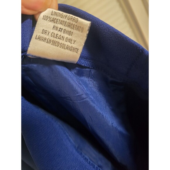 Vintage 80s 90s Che Studio by Kathy Che Women’s 14 Royal Blue Skirt Suit... - Picture 12 of 12
